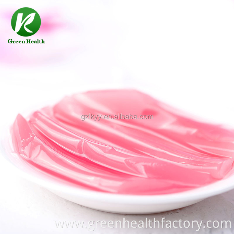 OEM/ODM Natural flavor Sugar Free Collagen Peptide Jelly Skin Whitening Collagen Jelly Vegan Jelly Stick